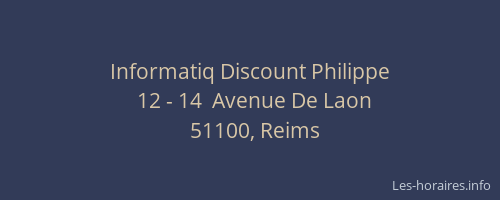 Informatiq Discount Philippe