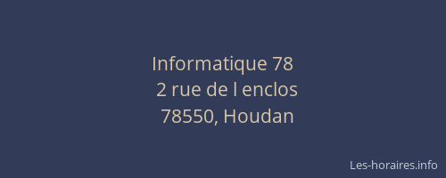 Informatique 78