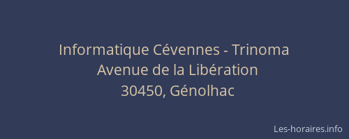Informatique C&eacute;vennes - Trinoma