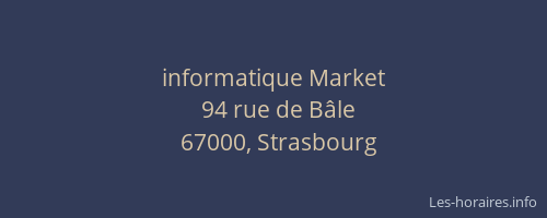 informatique Market