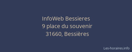InfoWeb Bessieres