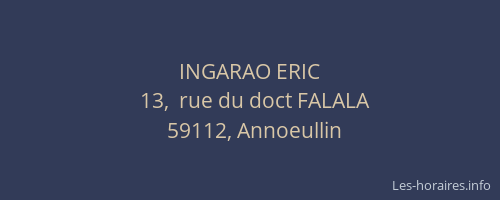 INGARAO ERIC