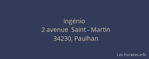 ingénio