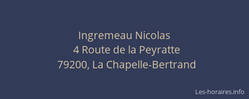 Ingremeau Nicolas