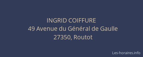 INGRID COIFFURE