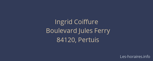 Ingrid Coiffure