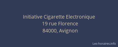 Initiative Cigarette Electronique