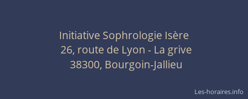 Initiative Sophrologie Isère