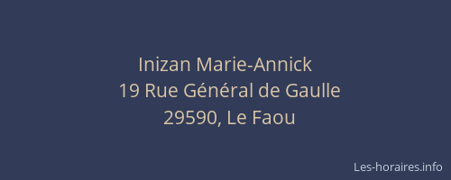 Inizan Marie-Annick