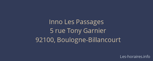 Inno Les Passages