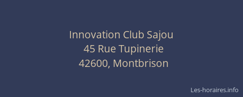 Innovation Club Sajou