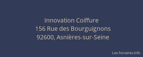 Innovation Coiffure