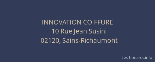 INNOVATION COIFFURE