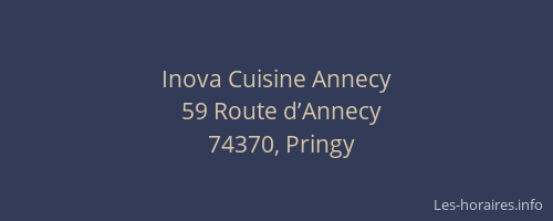 Inova Cuisine Annecy