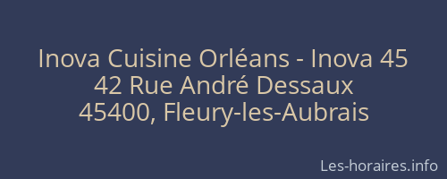 Inova Cuisine Orléans - Inova 45
