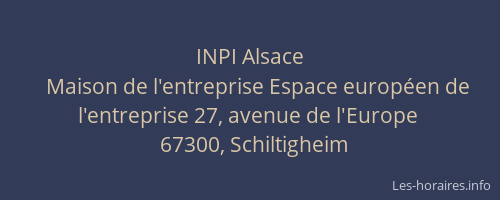INPI Alsace
