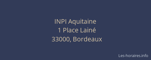 INPI Aquitaine