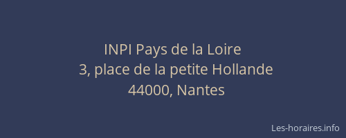 INPI Pays de la Loire