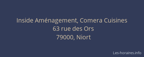 Inside Aménagement, Comera Cuisines