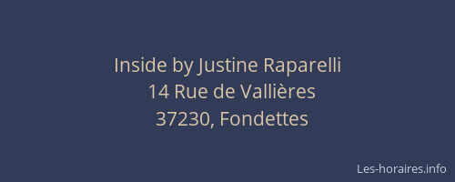Inside by Justine Raparelli