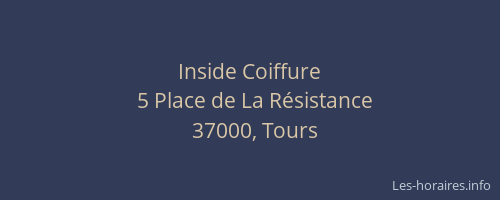 Inside Coiffure