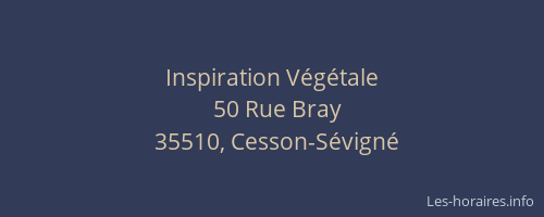 Inspiration Végétale