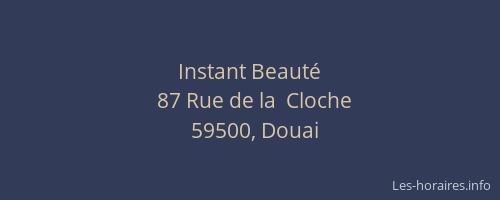 Instant Beauté