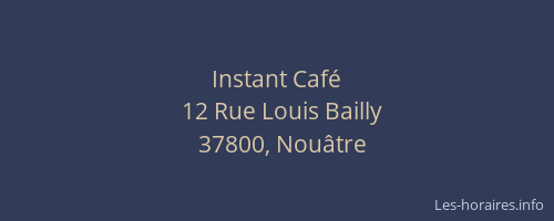 Instant Caf&eacute;