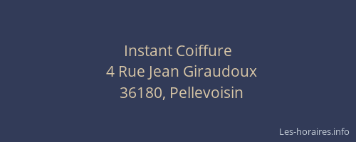 Instant Coiffure