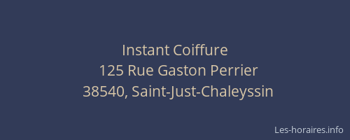 Instant Coiffure