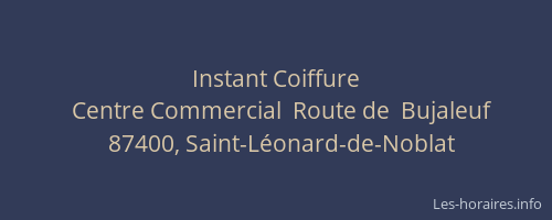 Instant Coiffure