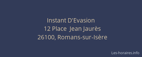 Instant D'Evasion