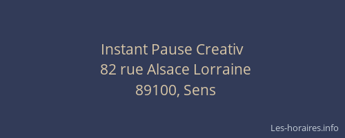 Instant Pause Creativ