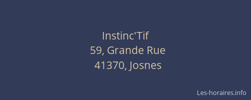 Instinc'Tif