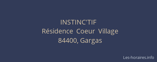 INSTINC'TIF