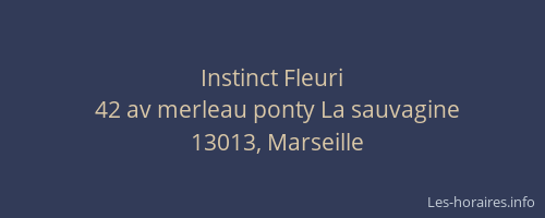 Instinct Fleuri