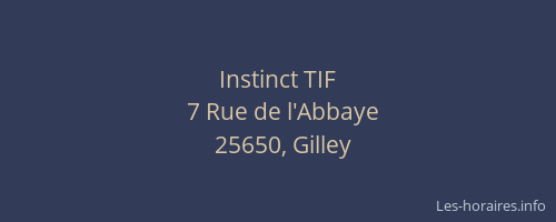 Instinct TIF