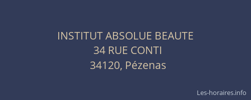 INSTITUT ABSOLUE BEAUTE