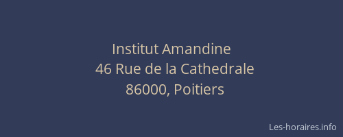 Institut Amandine