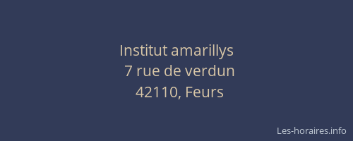 Institut amarillys