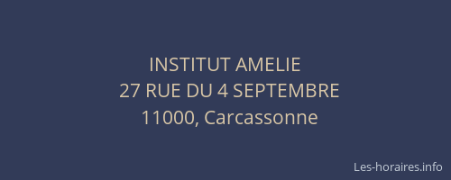 INSTITUT AMELIE
