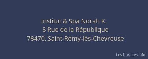 Institut & Spa Norah K.