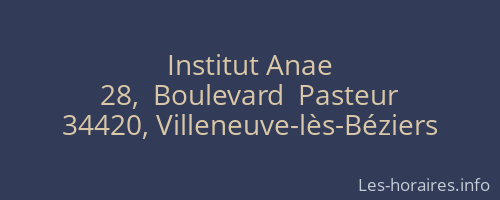 Institut Anae