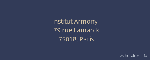 Institut Armony