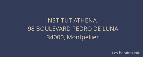 INSTITUT ATHENA