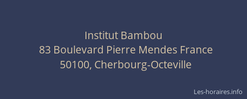 Institut Bambou