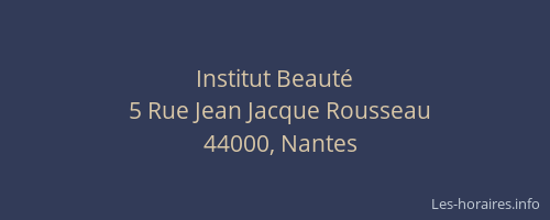 Institut Beauté
