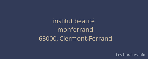 institut beauté