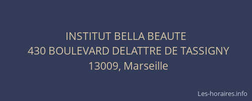INSTITUT BELLA BEAUTE