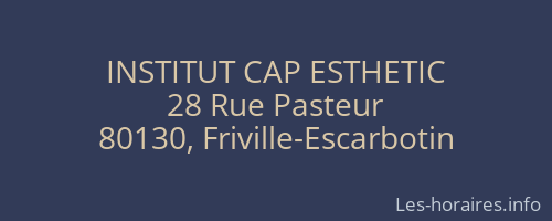 INSTITUT CAP ESTHETIC